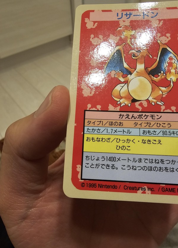 Charizard 1995 Japanese Topsun Blue Back